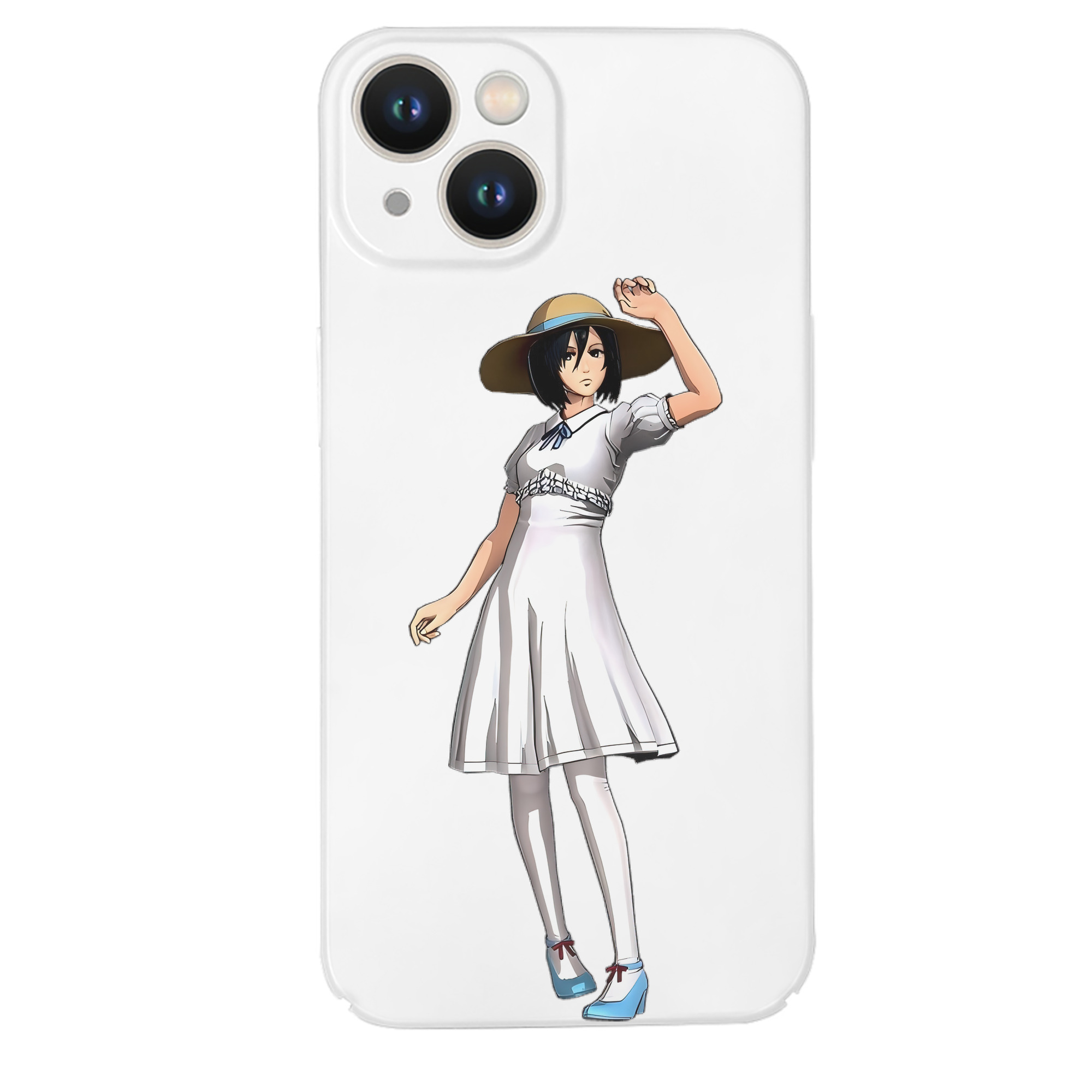 （画像用） 進撃の巨人 ミカサ·アッカーマン Attack on Titan Mikasa Ackerman 【iPhone 14シリーズ対応】ハードケース